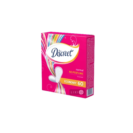 Прокладки щоденні Discreet Alldays Normal №60: ціни та характеристики