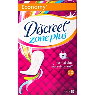 Прокладки ежедневные Discreet Normal Plus №50