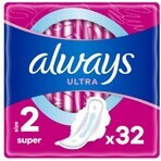 Прокладки гигиенические женские Аlways Ultra Super Quatro, ультратонкие, ароматизированные, размер 2, 32 шт.: цены и характеристики