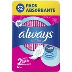 Прокладки гігієнічні жіночі Аlways Ultra Super Quatro, ультратонкі, ароматизовані, розмір 2, 32 шт.: ціни та характеристики