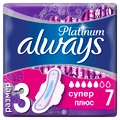Прокладки гигиенические ультратонкие Always Ultra platinum Super Plus №7