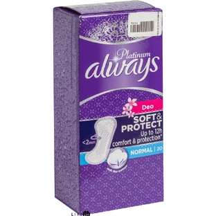 Прокладки ежедневные Always Platinum Collection Deo Normal №20