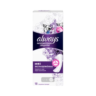 Прокладки ежедневные Always string tanga white №36