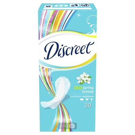 Прокладки щоденні Discreet Deo Spring Breeze Multiform №20: ціни та характеристики