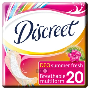 Прокладки щоденні Discreet Deo Летняя свежесть Multiform №20