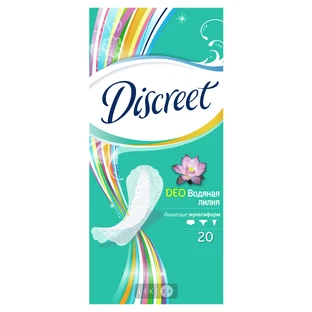 Прокладки щоденні Discreet Multiform Deo Water Lily №20