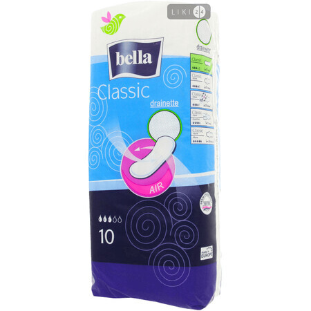 Прокладки гігієнічні Bella Classiс Drainette №10