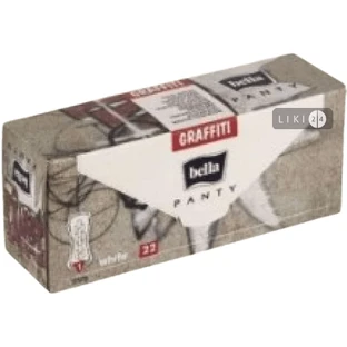 Прокладки жіночі гігієнічні bella panty graffiti white №22