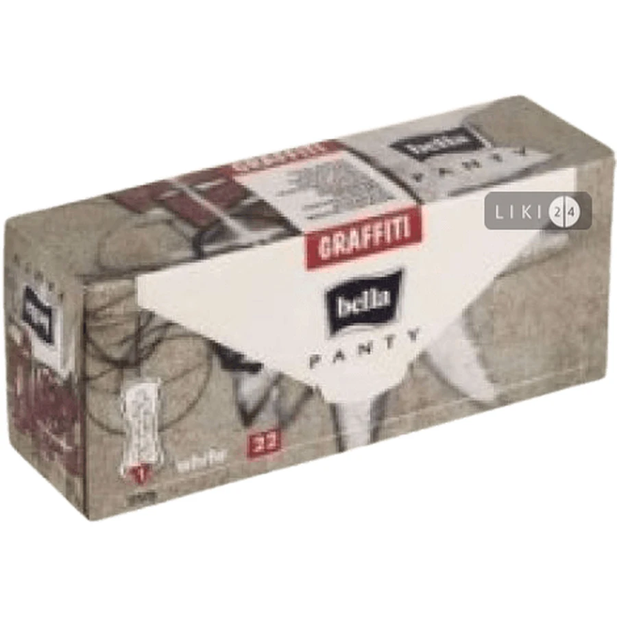 Прокладки жіночі гігієнічні bella panty graffiti white №22: ціни та характеристики