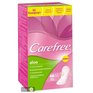 Прокладки щоденні Carefree Aloe №32