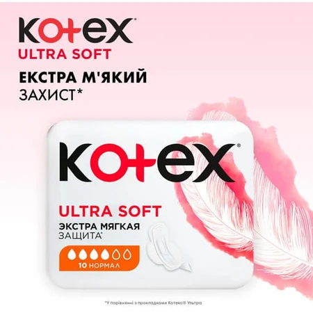 Гигиенические прокладки Кotex Ultra Soft Normal Duo 20 шт: цены и характеристики