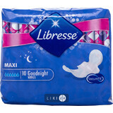 Прокладки гігієнічні Libresse goodNight Maxi №10