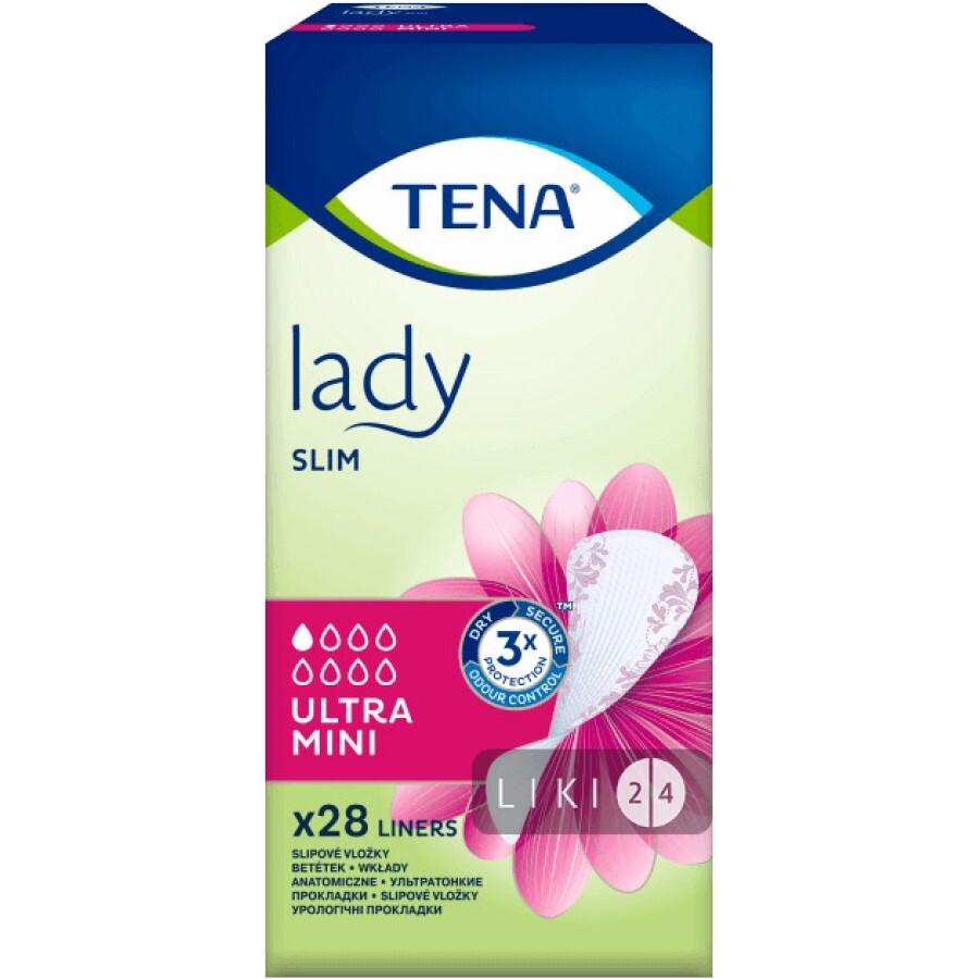 Урологические прокладки Tena Lady Ultra Mini 28 шт: цены и характеристики