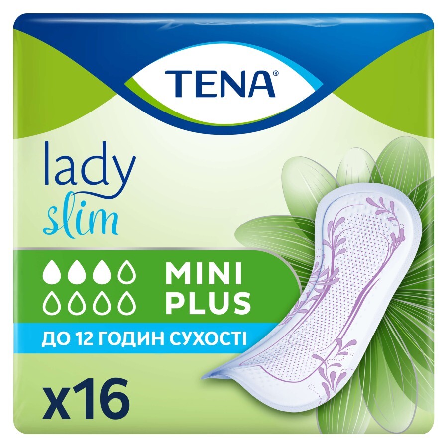 Урологические прокладки Tena Lady Slim Mini Plus 16 шт: цены и характеристики