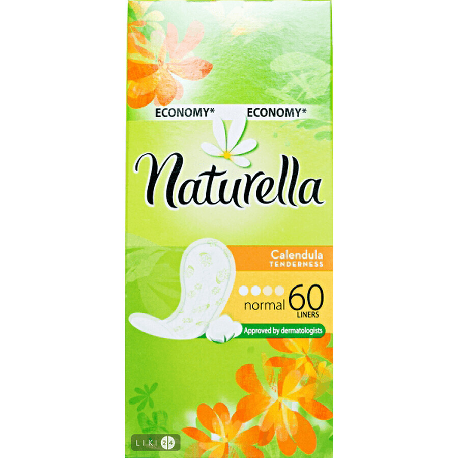Прокладки щоденні Naturella Calendula Tenderness Normal №60: ціни та характеристики