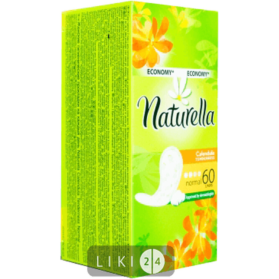 Прокладки ежедневные Naturella Calendula Tenderness Normal №60: цены и характеристики