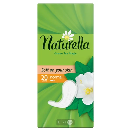 Прокладки ежедневные Naturella Green tea magic Normal №20: цены и характеристики