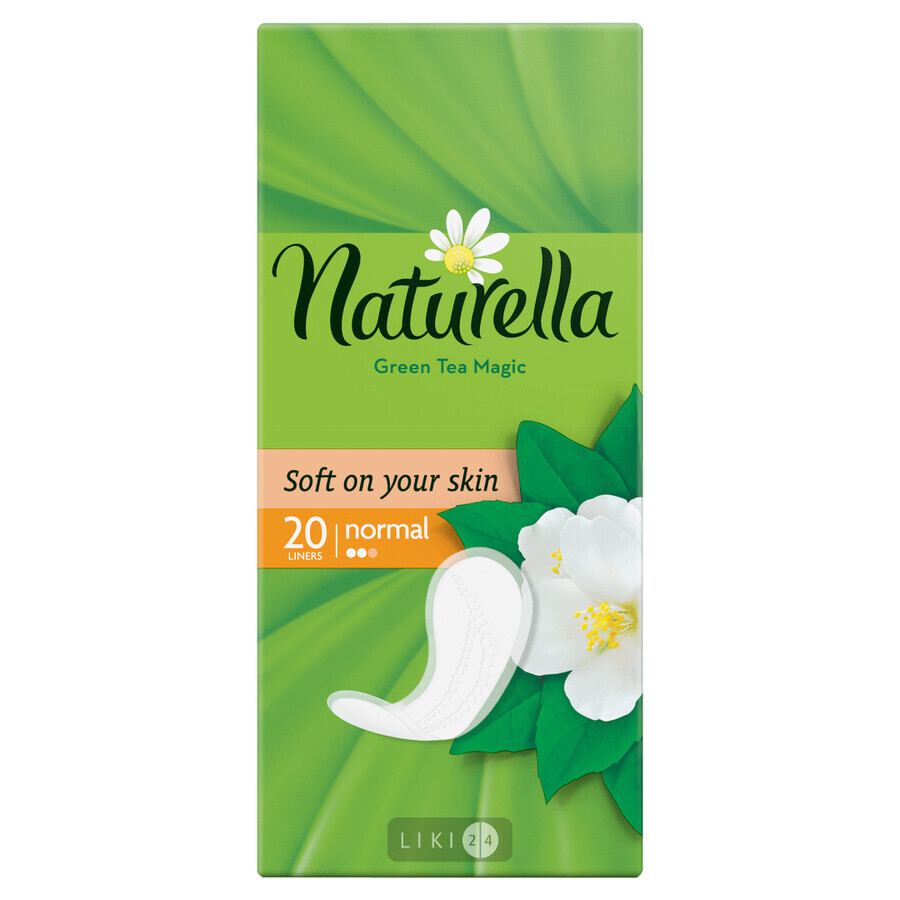 Прокладки щоденні Naturella Green tea magic Normal №20: ціни та характеристики