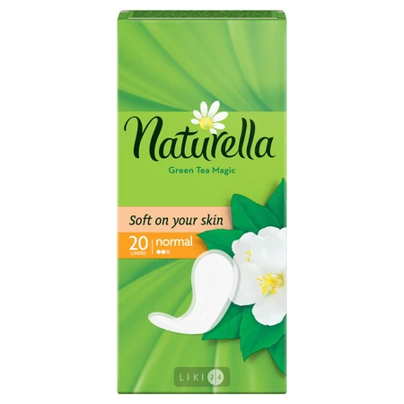 Прокладки ежедневные Naturella Green tea magic Normal №20: цены и характеристики