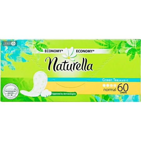 Прокладки щоденні Naturella Green tea magic Normal №60: ціни та характеристики