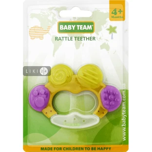 Прорезыватель-погремушка Baby Team Погремушка 4001