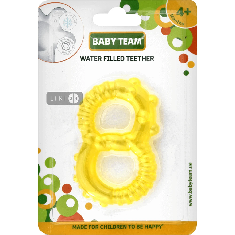 Прорізувач з водою Baby Team Вісімка з водою 4003: ціни та характеристики