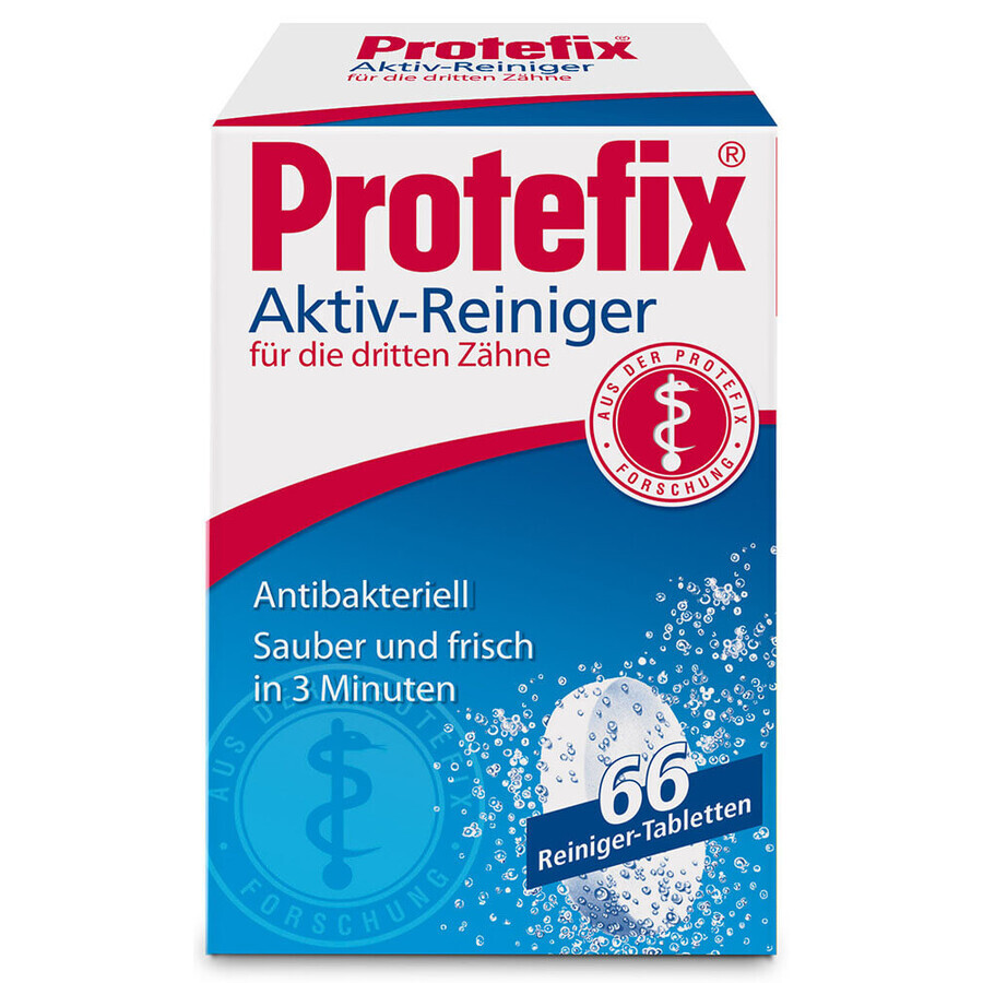 Таблетки Протефікс активні для очищення зубних протезів,  №66: ціни та характеристики