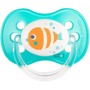 Пустушка силіконова Canpol Babies кругла 6+ міс 1 шт 22/415