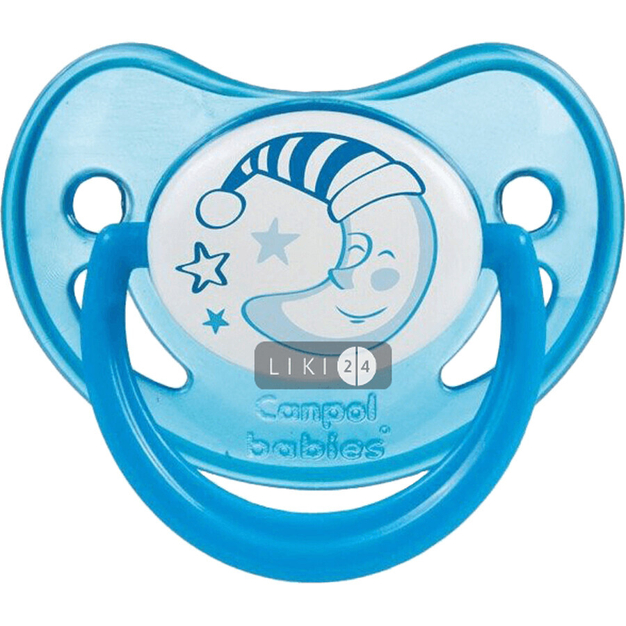 Пустушка силіконова Canpol Babies Night Dream анатомічна 6-18 міс 1 шт 22/501: ціни та характеристики