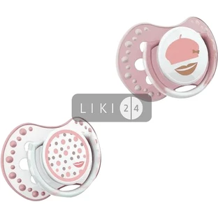 Пустушка Lovi Retro Baby силіконова динамічна 3-6 міс 2 шт 22/804