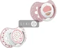 Пустышка Lovi Retro Baby силиконовая динамическая 3-6 мес 2 шт 22/804
