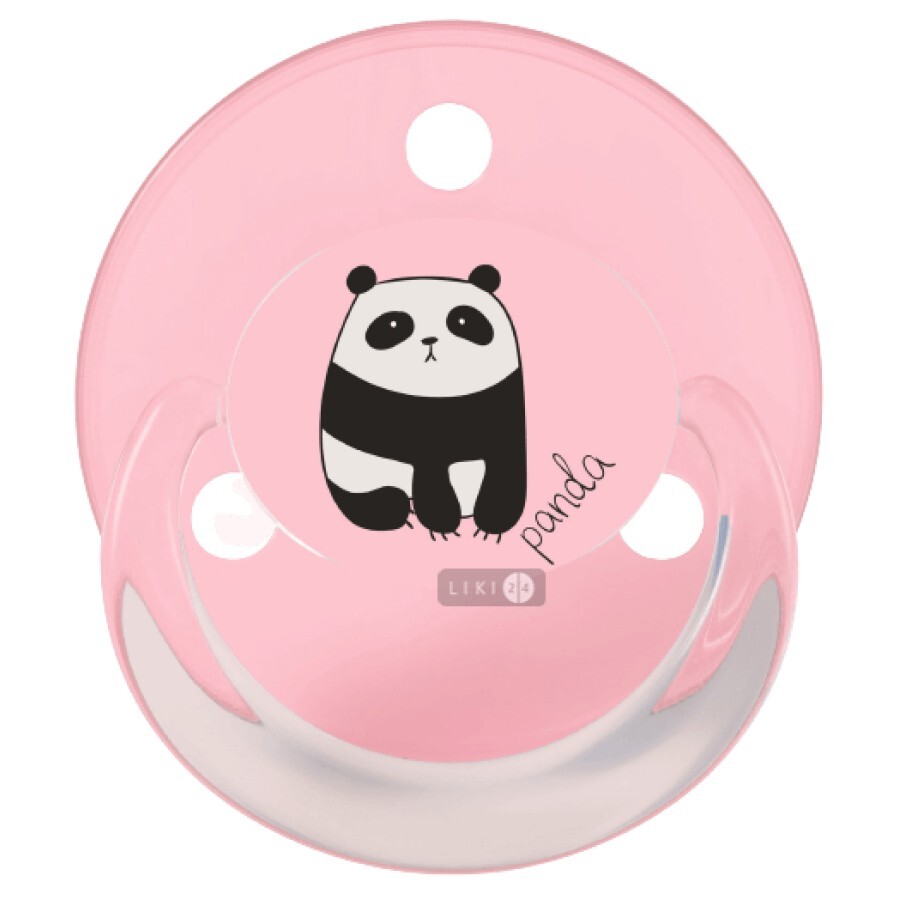 Пустушка латексна Baby-Nova кругла з декоративним щитом і кільцем 1 шт 23360: ціни та характеристики