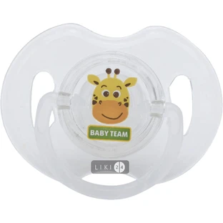Пустышка силиконовая Baby Team 6+ ортодонтическая 1 шт 3102