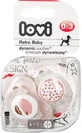 Пустушка Lovi Retro Baby силіконова динамічна 0-3 міс 2 шт 22/803