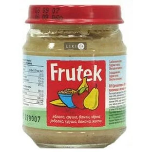 Пюре дитяче з груш торгової марки "frutek" 120 г