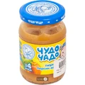 Пюре Чудо-Чадо яблоко и персик с сахаром 170 г с 4 мес.