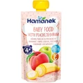 Пюре Hamanek ек яблоко с персиком и бананом с 4 месяцев 120 г