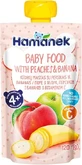 Пюре Hamanek ек яблоко с персиком и бананом с 4 месяцев 120 г