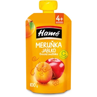 Пюре Hame Абрикос-яблуко на фруктовій основі для дітей від 4-х місяців, 100 г