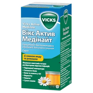 Викс Актив Мединайт сироп бутылка 180 мл