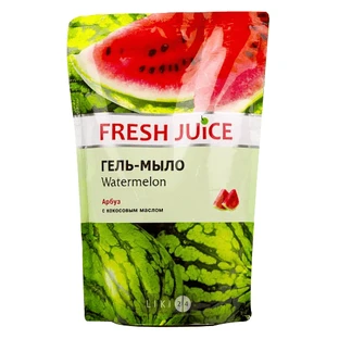 Гель-мило Fresh Juice Watermelon, 460 мл дой-пак