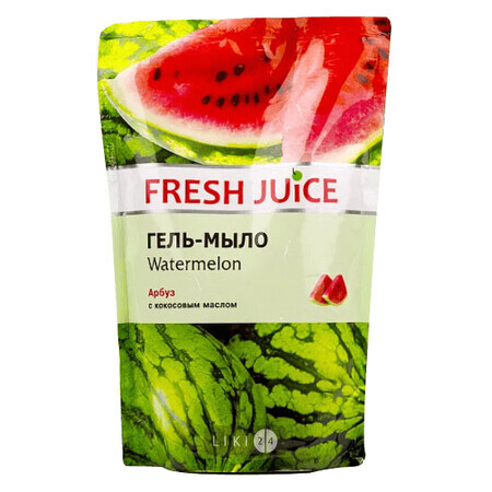 Гель-мило Fresh Juice Watermelon, 460 мл дой-пак