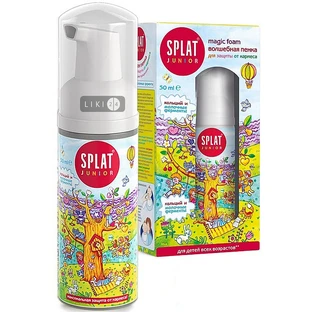 Жидкое средство гигиены полости рта "junior magic foam" серии "junior splat" Кальций и молочные ферменты 50 мл
