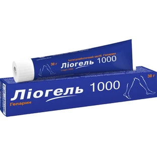 Ліогель 1000 гель д/зовн. застос. туба 30 г