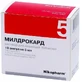 Милдрокард р-р д/ин. 100 мг/мл амп. 5 мл, в пачке №10