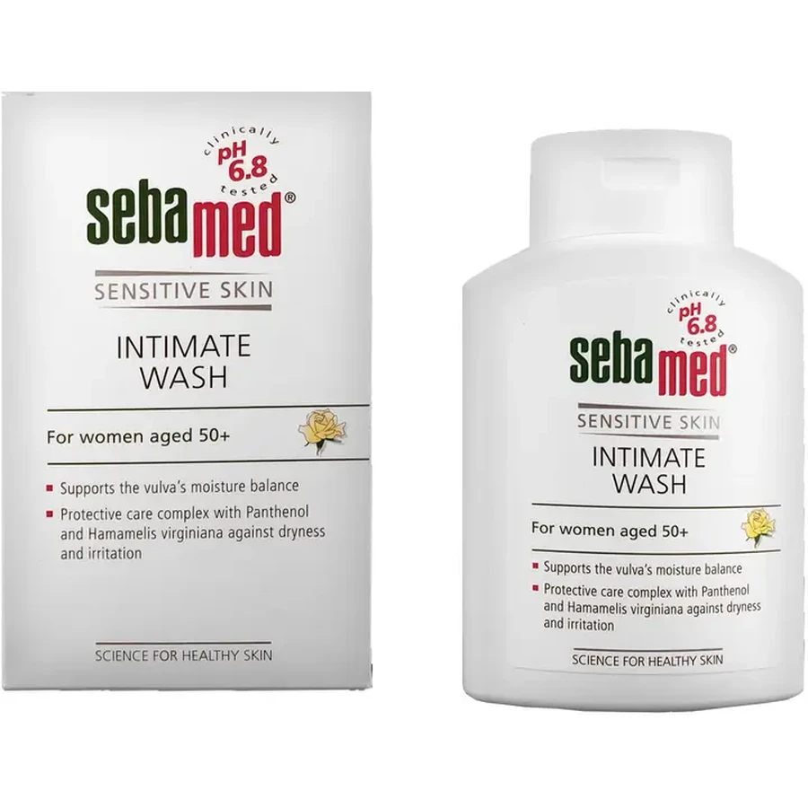 Гель для інтимної гігієни Sebamed для жінок після 50 років 200 мл: ціни та характеристики