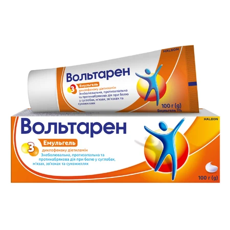 Вольтарен Эмульгель д/наруж. прим. 1 % туба 100 г: цены и характеристики