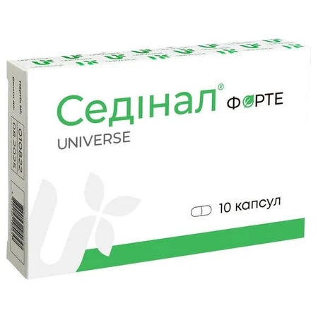 Сединал Форте капсулы, №10: цены и характеристики