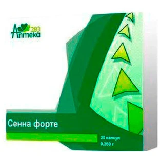 Сенна Форте 250 мг Аптека 283 капсулы №30
