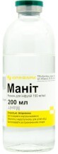 Маннит р-р д/инф. 150 мг/мл бутылка 200 мл